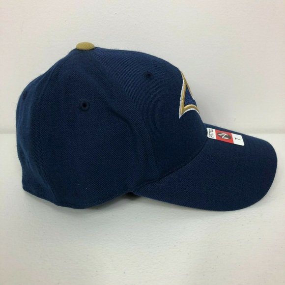 Vintage LA Rams Annco Fitted Deadstock Hat Wool Football Size 7 NFL Game Day Cap - Picture 5 of 11